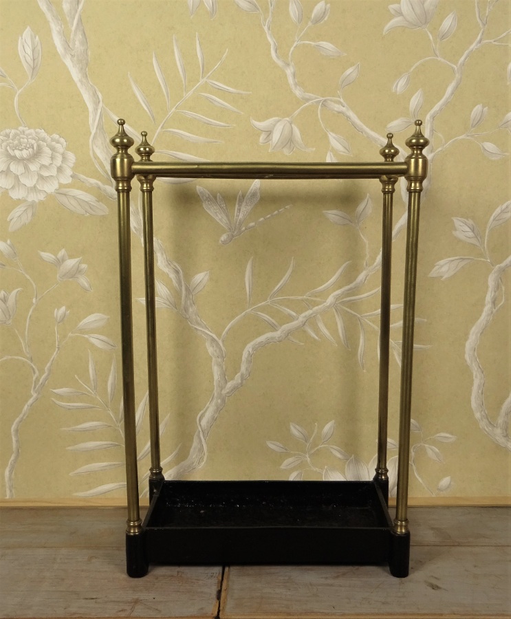 	Antique Brass Umbrella Stick Hall Stand